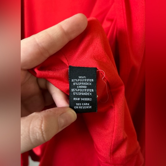 Torrid plus size red blazer - Picture 3 of 8